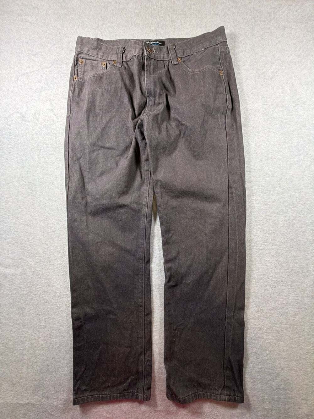 Kno-Betta Men's Regular Fit Straight Leg Denim Jeans, Black, Size 36x30